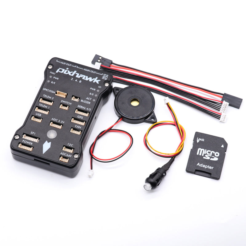 B-CUBE Pixhawk PX4 PIX 2.4.8 32 Bit Flight Controller Autopilot with 4G SD Safety Switch Buzzer PPM I2C RC Quadcopter Ardupilot