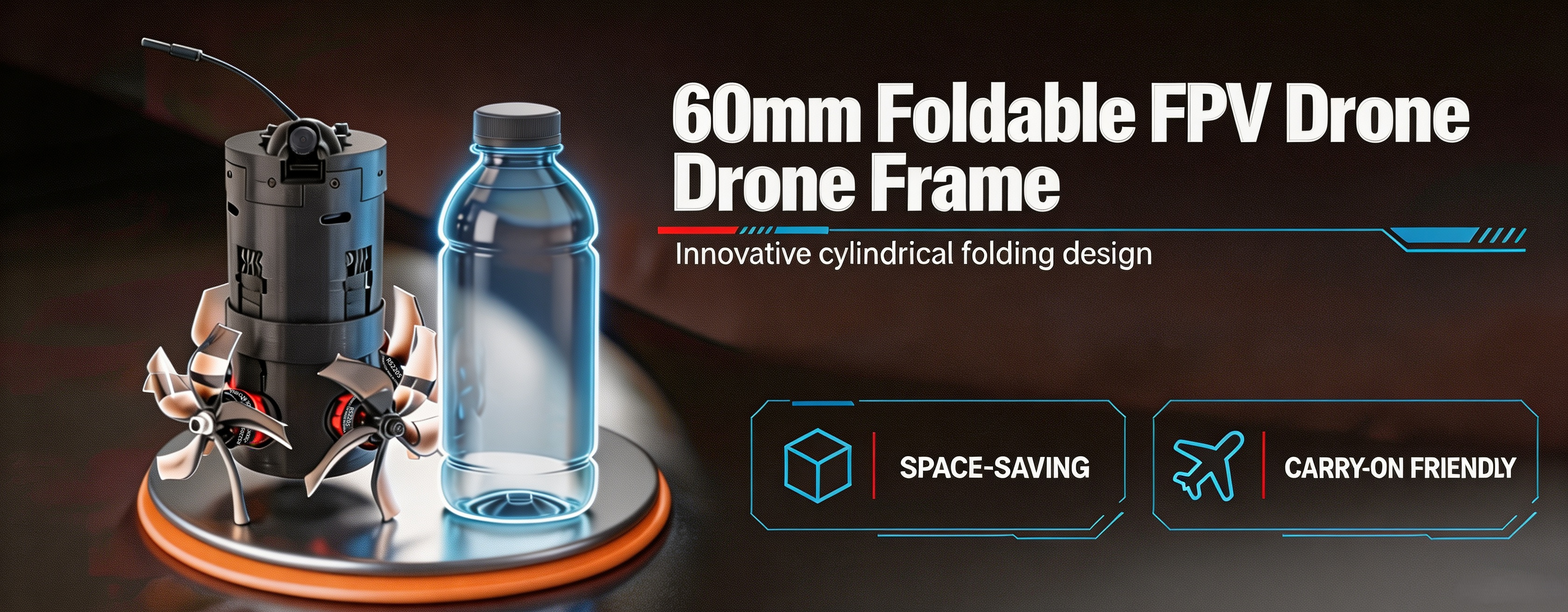 60mm Foldable FPV Drone Frame